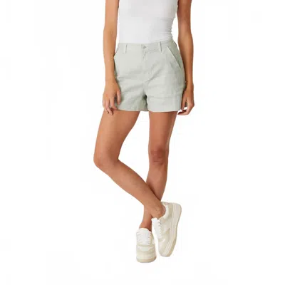 Level99 Leah High Rise Short In Dandelion In Gray