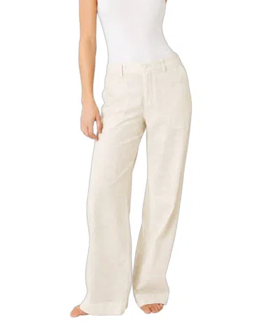 Level99 Miley Wide Leg Pants In Beige In Neutral
