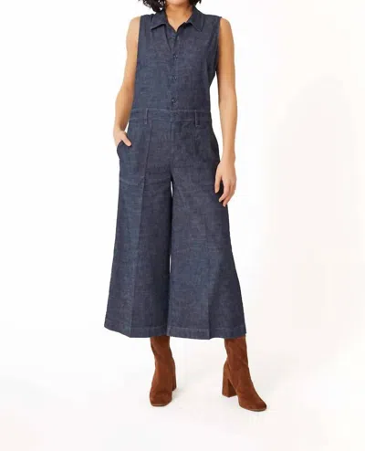 Level99 Percy Jumpsuit In Indigo Night In Blue