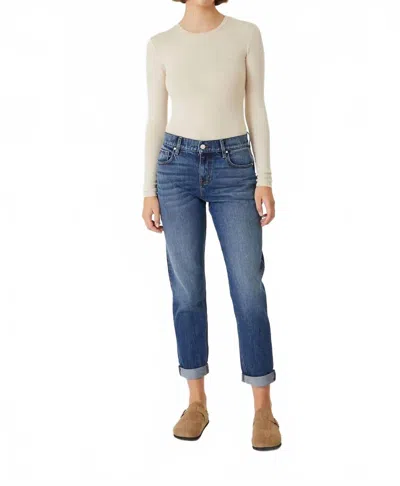 Level99 Sienna Tomboy Jean In Blue In Neutral