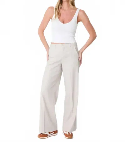 Level99 Tallulah Wide Leg Pants In Pampas In White