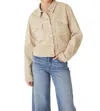 Level99 Westend Jacket In Natural In White