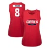 LEVELWEAR LEVELWEAR ALEXANDER OVECHKIN RED WASHINGTON CAPITALS MACY PLAYER NAME & NUMBER TANK TOP