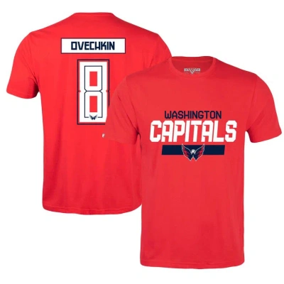 Levelwear Alexander Ovechkin Red Washington Capitals Richmond Player Name & Number T-shirt
