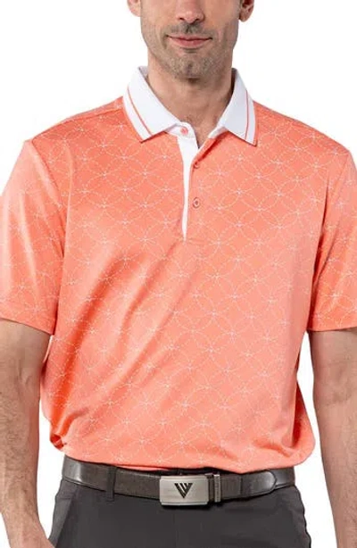 Levelwear Cascase Polo In Orange