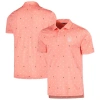 Levelwear Coral Usmnt Groove Performance Polo In Coral