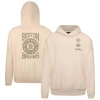 Levelwear Cream Boston Bruins Contact Stamp Pullover Hoodie In Cream
