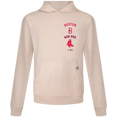 Levelwear Cream Boston Red Sox Base Line Pullover Hoodie