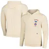 LEVELWEAR LEVELWEAR CREAM CHICAGO CUBS BASE LINE PULLOVER HOODIE