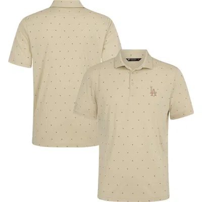 Levelwear Cream Los Angeles Dodgers Vision Polo In Neutral