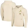 LEVELWEAR LEVELWEAR CREAM PITTSBURGH PIRATES BASE LINE PULLOVER HOODIE
