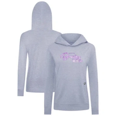 Levelwear Heather Gray Boston Bruins Hockey Fights Cancer Relay Pullover Hoodie