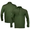 LEVELWEAR LEVELWEAR HUNTER GREEN MINNESOTA WILD NHL X PGA SCOUT MIDLAYER QUARTER-ZIP PULLOVER TOP