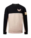Levelwear Men's Alexander Ovechkin Black Washington Capitals Name Number Pullover Sweatshirt In Black