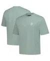 Levelwear Men's And Women's White Usmnt Luxe Signature Knit T-shirt In Green