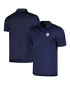 LEVELWEAR MEN'S LEVELWEAR NAVY USMNT SPRY PERFORMANCE POLO SHIRT