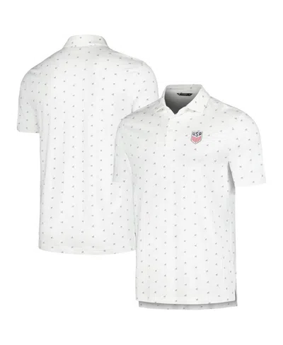 Levelwear Men's  White Usmnt Rover Polo Shirt