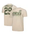 Levelwear Men's Nathan Mackinnon Khaki Colorado Avalanche 2024 Nhl Military Appreciation Richmond Delta Player In White
