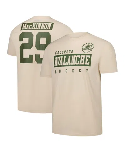 Levelwear Men's Nathan Mackinnon Khaki Colorado Avalanche 2024 Nhl Military Appreciation Richmond Delta Player In White