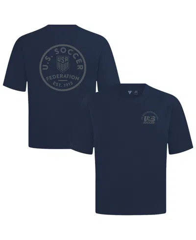 Levelwear Men's Navy Usmnt Luxe Signature Knit Transit T-shirt In Blue