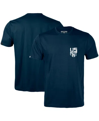 Levelwear Men's Navy Usmnt Richmond Scribble T-shirt In Blue