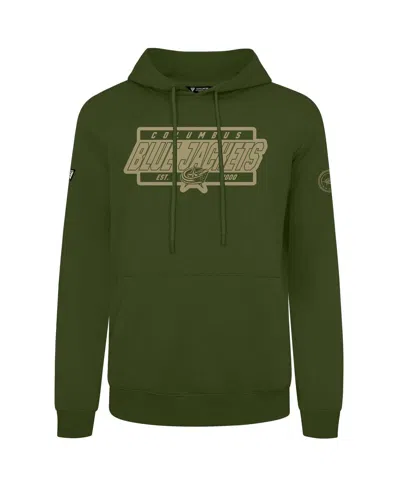 Levelwear Men'sâ Olive Florida Panthers Podium Pullover Hoodie In Green