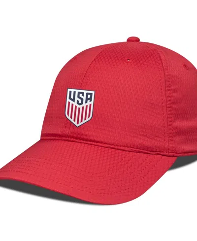 Levelwear Men's Red Usmnt Matrix Patch Adjustable Hat