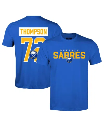 Levelwear Men's Tage Thompson Royal Buffalo Sabres Richmond Name & Number T-shirt In Blue