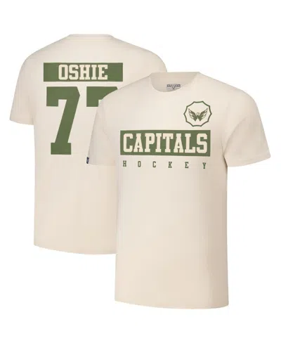 Levelwear Men's Tj Oshie Khaki Washington Capitals 2024 Nhl Military Appreciation Richmond Delta Player Name N In Brown