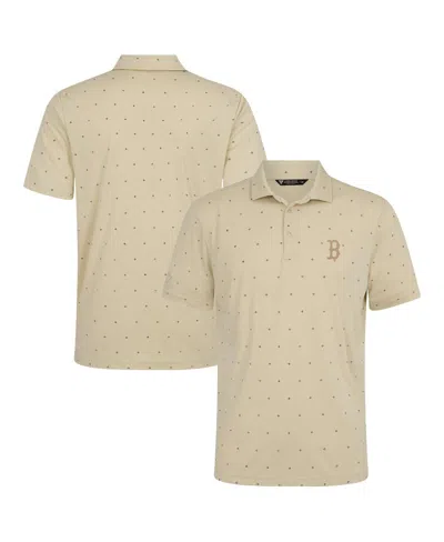 Levelwear Cream Boston Red Sox Vision Polo In Gold