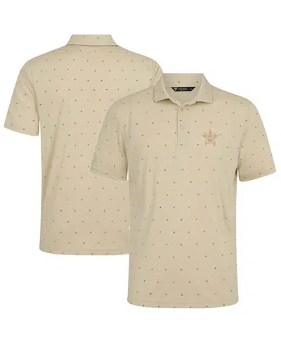 Levelwear Cream Houston Astros Vision Polo In Neutral