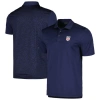 LEVELWEAR LEVELWEAR  NAVY USMNT SPRY PERFORMANCE POLO