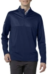 Levelwear Quarter Zip Pullover In Blue