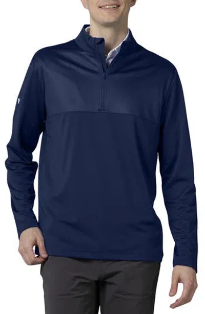 Levelwear Quarter Zip Pullover In Blue