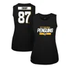 LEVELWEAR LEVELWEAR SIDNEY CROSBY BLACK PITTSBURGH PENGUINS MACY PLAYER NAME & NUMBER TANK TOP