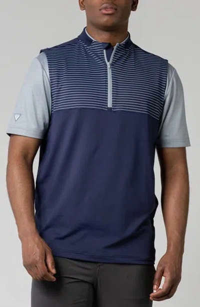 Levelwear Switch Knit Vest In Blue