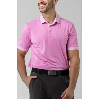 Levelwear Thomas Knit Polo In Pink