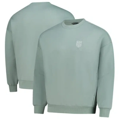 Levelwear Unisex Green Usmnt Luxe Signature Tri-blend Pullover Sweatshirt