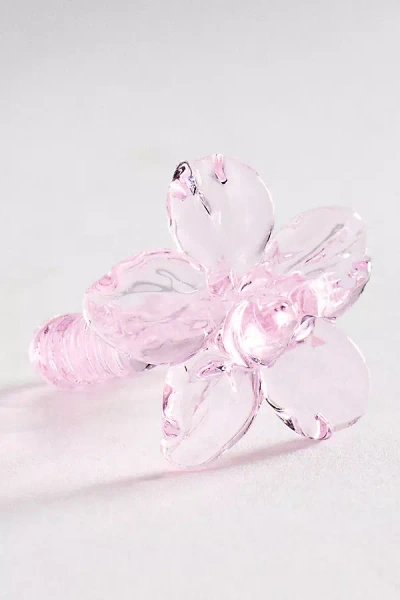 Levens Jewels Levens Statement Flower Ring In Pink
