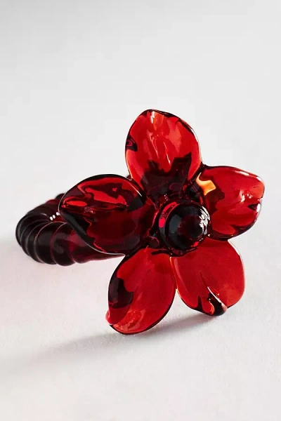 Levens Jewels Levens Statement Flower Ring In Red