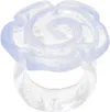 Levens Jewels Rose Ring In Blue