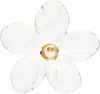 Levens Jewels Transparent Narciso Single Earring In Transparent