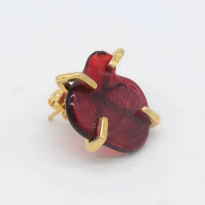 Levens Jewels Women's Talisman Earrings In Red