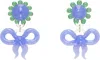Levens Jewels Xl Bow Earrings In Multi