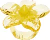Levens Jewels Yellow Hibiscus Ring In Yellow