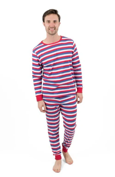 Leveret 2-pc. Cotton Long Sleeve Shirt And Pants Print Pajamas In Pink