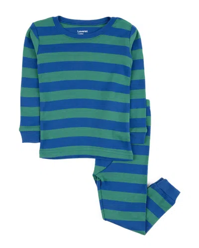 Leveret 2pc Pajama Set In Blue