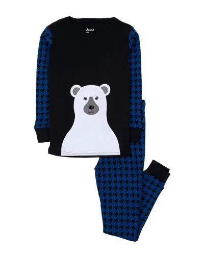 Leveret 2pc Pajama Set In Blue