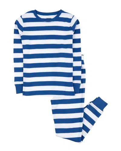 Leveret 2pc Pajama Set In Blue