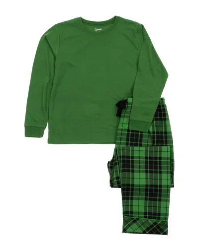Leveret 2pc Pajama Set In Green